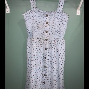 Médium blue Dress with flowers